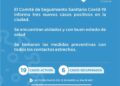 Covid-19: En Cañada de Gómez anunciaron 3 nuevos positivos y ya suman 19 en la ciudad