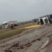 General Roca: Camión despistó sobre el km 420 de la Autopista Rosario/Córdoba