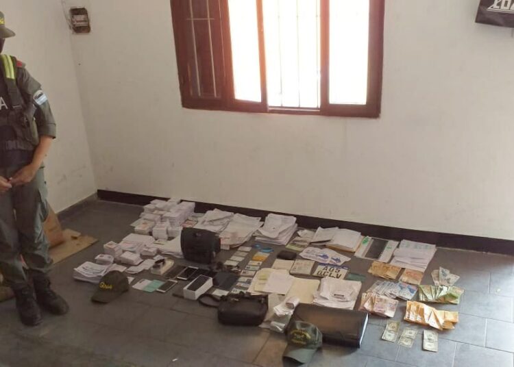 La Gendarmería Nacional desbarató una organización dedicada al lavado de activos