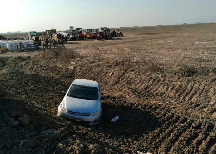 Montes de Oca: Despistó un automóvil tras falla mecánica