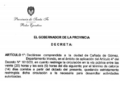 Perotti decretó para Cañada de Gómez la restricción de circulación en la vía pública por 14 días