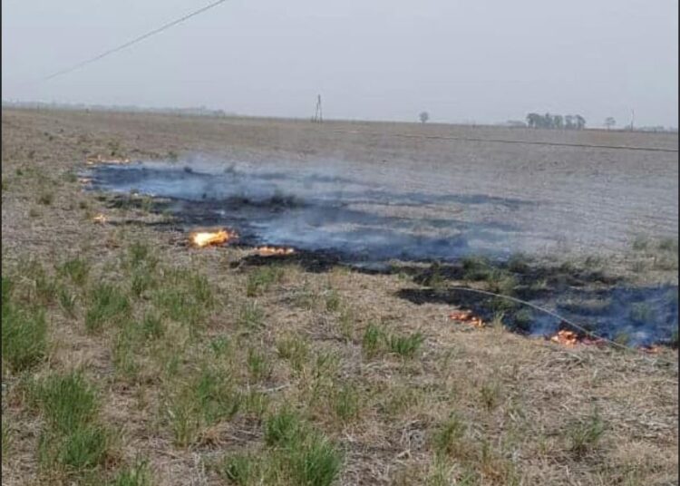 Montes de Oca: Principio de incendio en zona rural