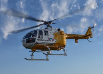 Tortugas cuenta con el servicio de helicópteros de emergencias médicas
