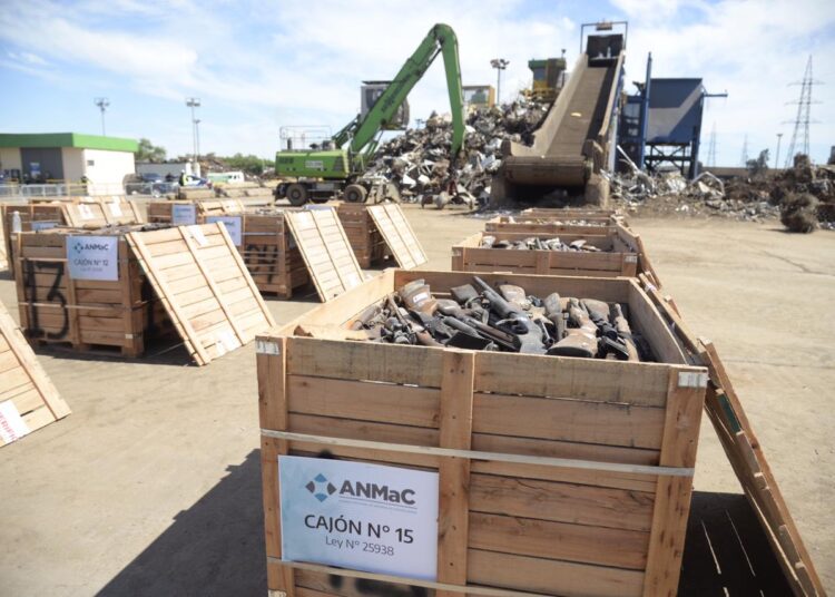 Se destruyeron 13 mil armas ilegales