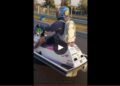 [Video] A joven que circulaba con una moto de agua por Panamericana solicitaron la suspensión de la licencia