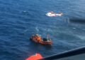 [Video] Mar del Plata: Prefectura aeroevacuó de urgencia al tripulante de un pesquero