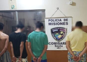 Misiones: Detuvieron a 4 de jóvenes por el robo a una vivienda