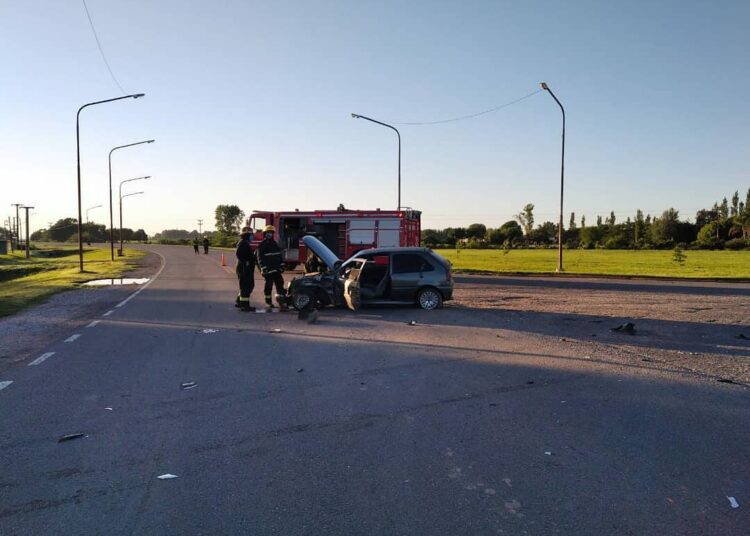 Las Rosas: Dos personas lesionadas tras accidente de tránsito