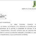 El Comité Departamental Iriondo envió a Perotti una carta en referencia a las próximas fiestas