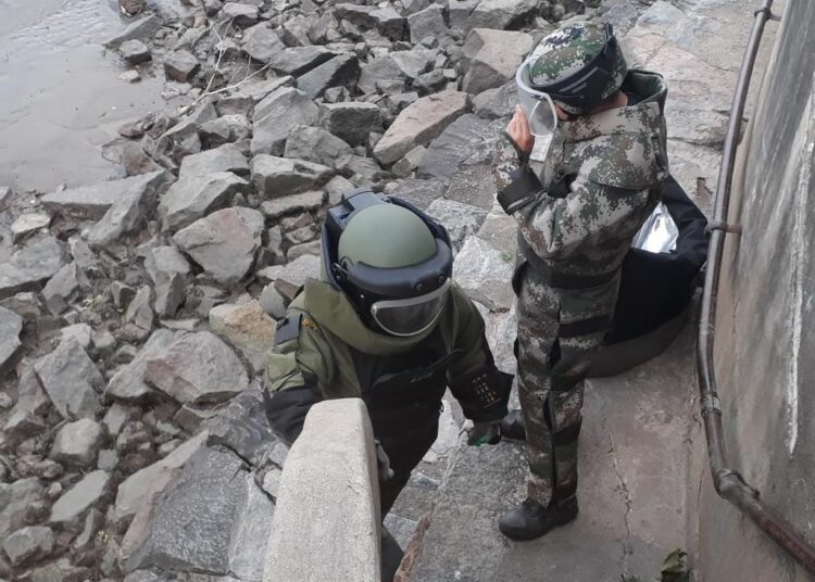 Aparecieron explosivos tipo granadas MK-8 y fumígena en el canal de acceso puerto de Olivos