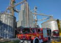 Montes de Oca: explosión en una planta de acopio de cereales