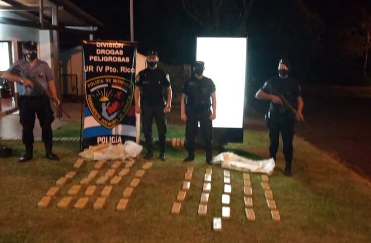 Misiones: Hallaron más de 50 panes de marihuana en una chacra de la Colonia El Bolsón