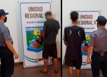 Misiones: Fueron filmados robando en un local comercial y terminaron detenidos