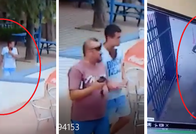 Cañada de Gómez: captan con cámaras de seguridad cuando roban una bicicleta desde el interior del Sport Club