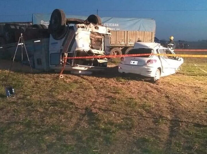 Murió una mujer en accidente de tránsito sobre la Ruta 9