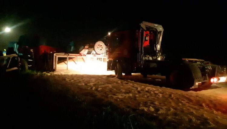 Dos camioneros perdieron la vida en un choque en cadena entre Totoras y Serodino