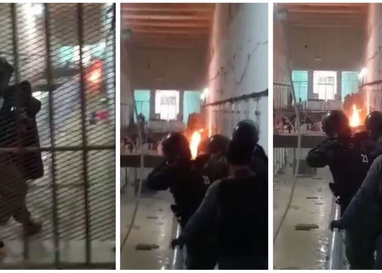 Impactantes imágenes del motín en la cárcel de Coronda