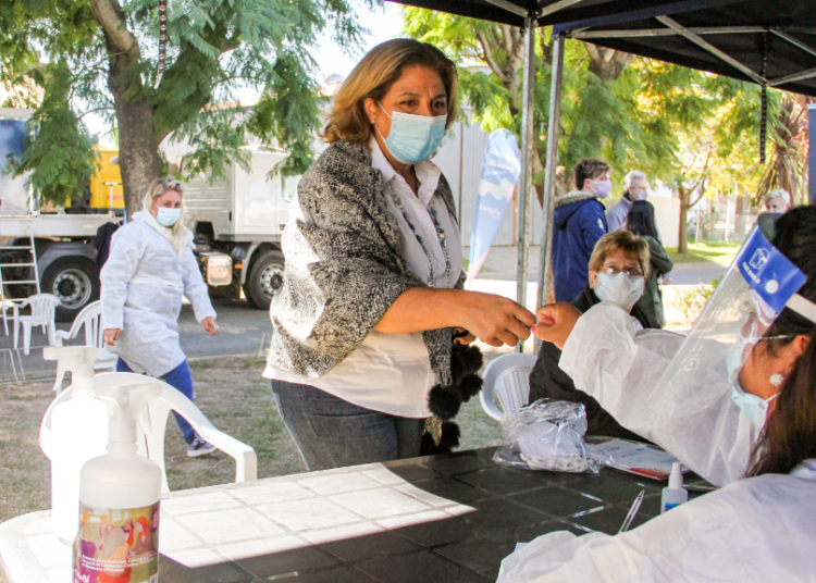 Martorano recorrió el Hospital San José y el vacunatorio de Cañada de Gómez