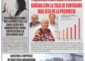 LOS TITULARES DE TAPA DEL PERIÓDICO LA IMPRENTA DE CAÑADA  DE GÓMEZ