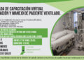 Dictarán curso virtual sobre Intubación y manejo de paciente ventilado