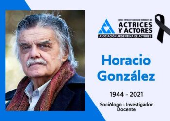 Falleció Horacio González