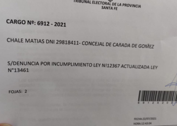 Chale denunció ante el Tribunal Electoral a la lista clericista por incumplir con la ley