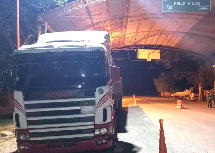 Detienen en Formosa al conductor de un camión con una pistola robada