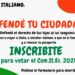 Defendé tu ciudadanía: Inscribite para votar el Com.It.Es. 2021