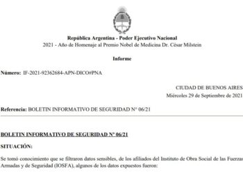 GRAVÍSIMO: Se Filtraron datos sensibles de afiliados de IOSFA