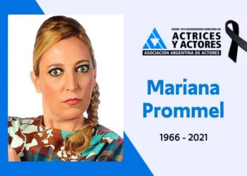 FALLECIÓ LA ACTRIZ MARIANA PROMMEL