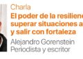 Alejandro Gorenstein en el Ciclo de charlas sobre resiliencia en las escuelas secundarias de Cañada de Gómez