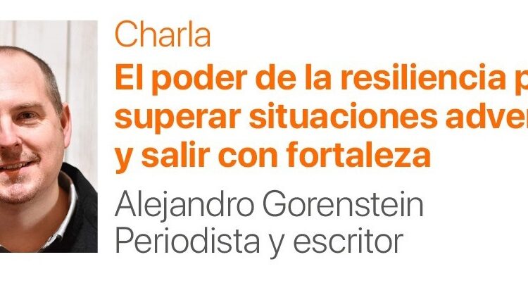 Alejandro Gorenstein en el Ciclo de charlas sobre resiliencia en las escuelas secundarias de Cañada de Gómez