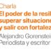 Alejandro Gorenstein en el Ciclo de charlas sobre resiliencia en las escuelas secundarias de Cañada de Gómez