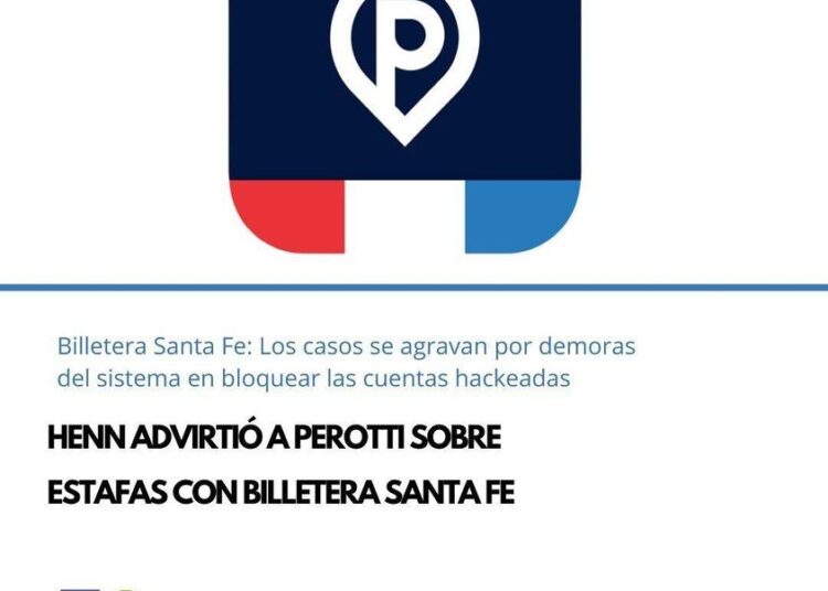 Henn advirtió a Perotti sobre estafas con Billetera Santa FE