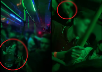 (Video) De Cañada a Armstrong: Jóvenes viajaban hacinados, parados y tomado alcohol en un colectivo