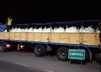 Gendarmes incautan en Santa Fe un camión con más de 27 toneladas de carbonato de sodio sin documentación legal