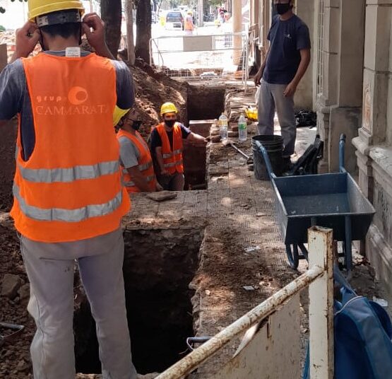 Cañada de Gómez: Aguas Santafesinas renueva la red cloacal en Mitre entre Estrada y Capdevilla