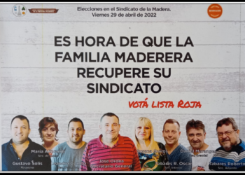 Elecciones en el Sindicato de la Madera: La Lista Roja Renovación Maderera presenta sus candidatos