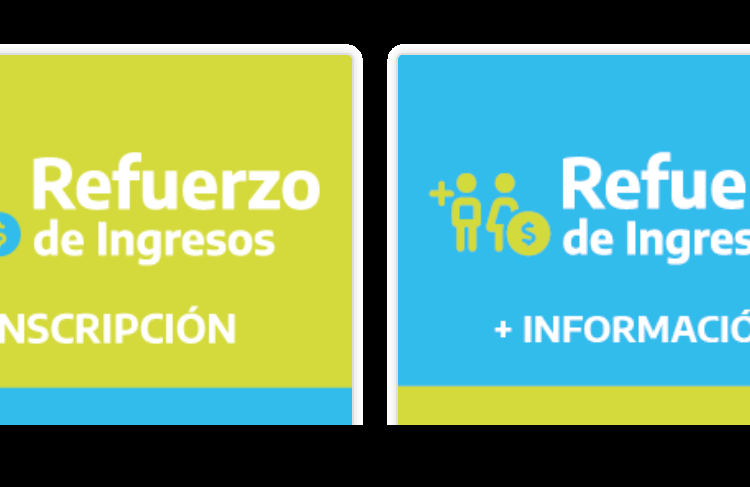 Comenzó la inscripción al Refuerzo de Ingresos