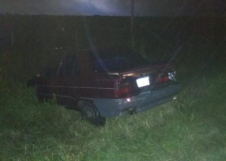 Choque entre dos vehículos en la ruta a unos 5 km de Montes de Oca