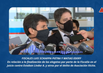 (AUDIO): Las declaraciones de los fiscales Edery y Schiappa Pietra en relación a finalización de alegatos en juicio a Esteban Alvarado