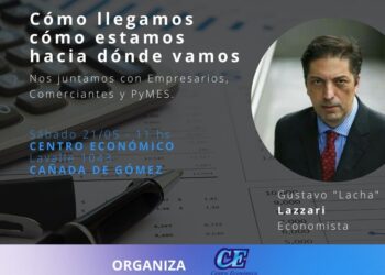 Gustavo “Lacha” Lazzari llega a Cañada para exponer “Cómo llegamos, cómo estamos, hacia dónde vamos”