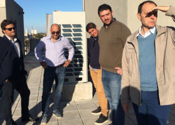 Reuniones de Rasetto con el Colegio de Abogados en Cañada de Gómez