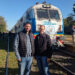 Rasetto estuvo presente en la última prueba del Tren de Cercanía entre Cañada de Gómez y Rosario