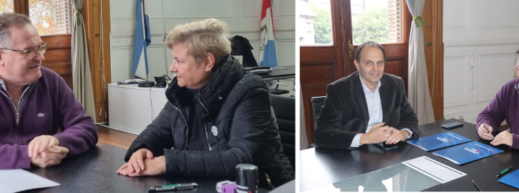 Clerici como Rasetto y autoridades de Iriondo firmaron convenios con el Ministerio de Seguridad