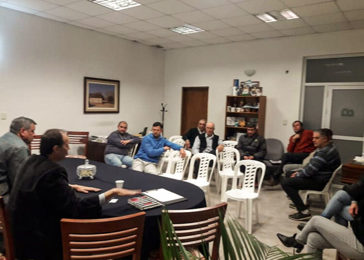 Rasetto y Ballori en reunión por el programa Caminos de la Ruralidad