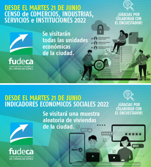 FUDECA estará haciendo dos trabajos estadísticos en nuestra ciudad