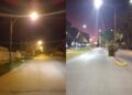 La municipalidad de Cañada de Gómez realiza trabajos de reposición de luminarias