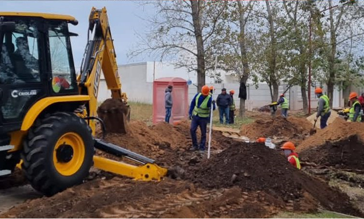 La Municipalidad Cañada de Gómez está realizando obras de tendido de red cloacal en el norte de la ciudad