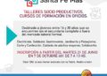 La municipalidad inscribe a cursos de formación en Oficios del Programa Santa Fe Más